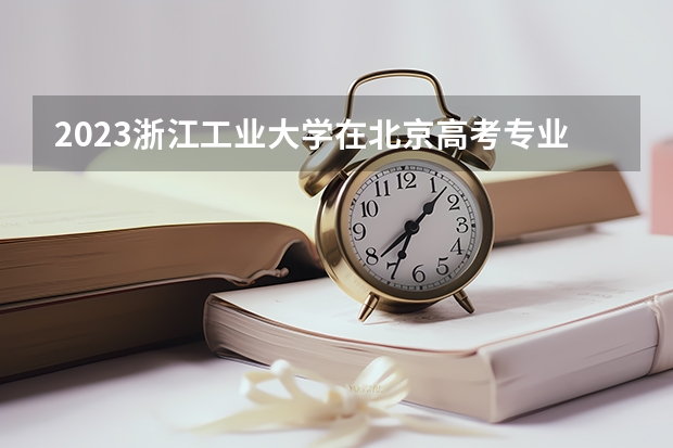 2023浙江工业大学在北京高考专业招生计划人数是多少