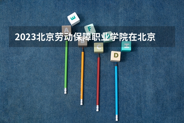 2023北京劳动保障职业学院在北京高考专业招生计划人数是多少