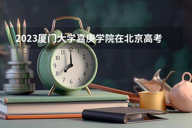 2023厦门大学嘉庚学院在北京高考专业招生计划人数是多少