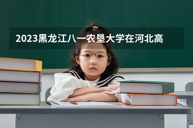 2023黑龙江八一农垦大学在河北高考专业招生计划人数是多少