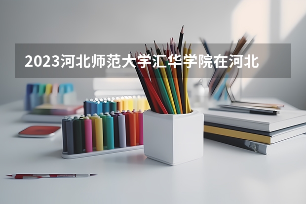 2023河北师范大学汇华学院在河北高考专业招生计划人数是多少