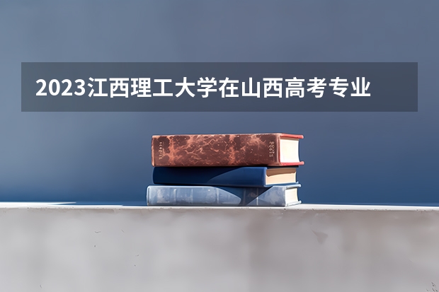 2023江西理工大学在山西高考专业招生计划人数是多少