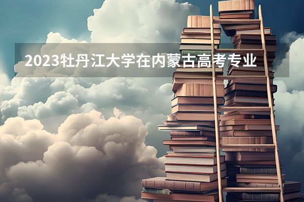 2023牡丹江大学在内蒙古高考专业招生计划人数是多少
