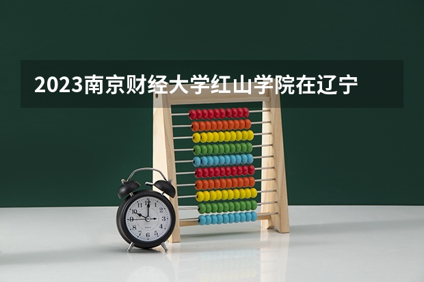 2023南京财经大学红山学院在辽宁高考专业招生计划人数是多少