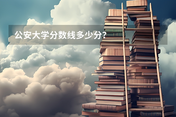 公安大学分数线多少分？