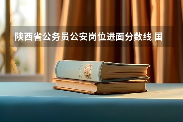 陕西省公务员公安岗位进面分数线 国考进面试分数线