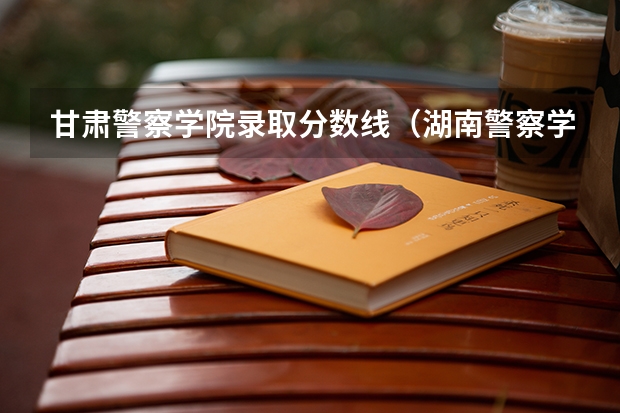 甘肃警察学院录取分数线（湖南警察学院分数线）