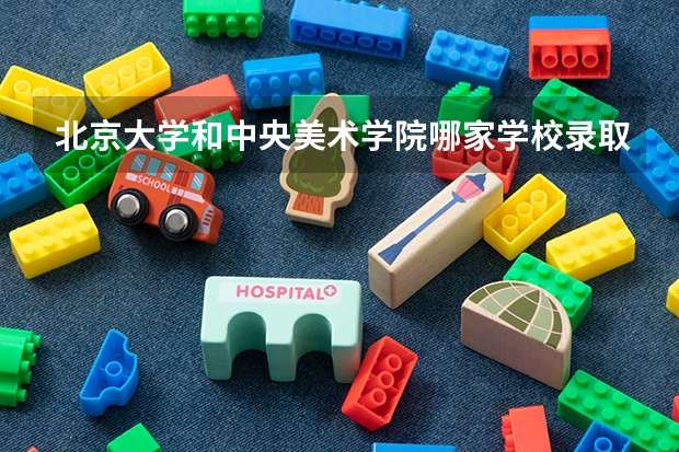 北京大学和中央美术学院哪家学校录取分数低