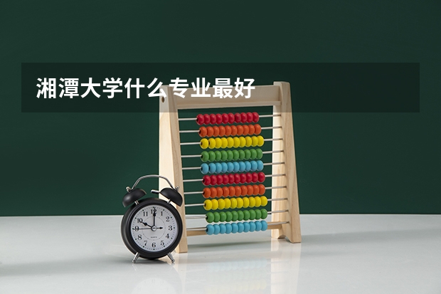 湘潭大学什么专业最好