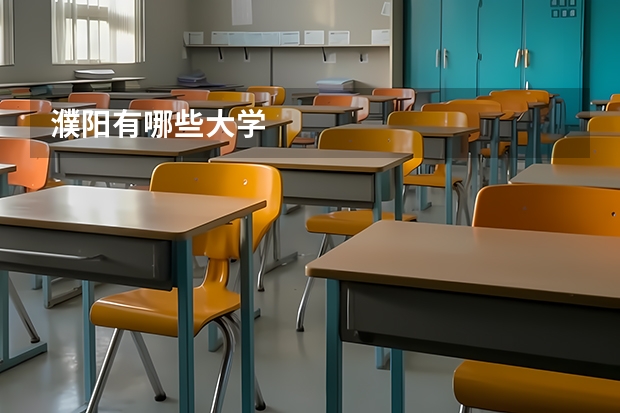 濮阳有哪些大学