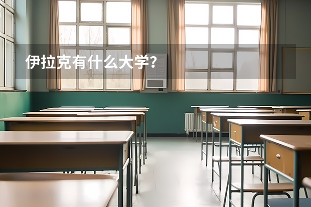 伊拉克有什么大学?