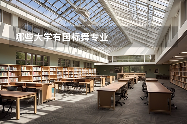 哪些大学有国标舞专业