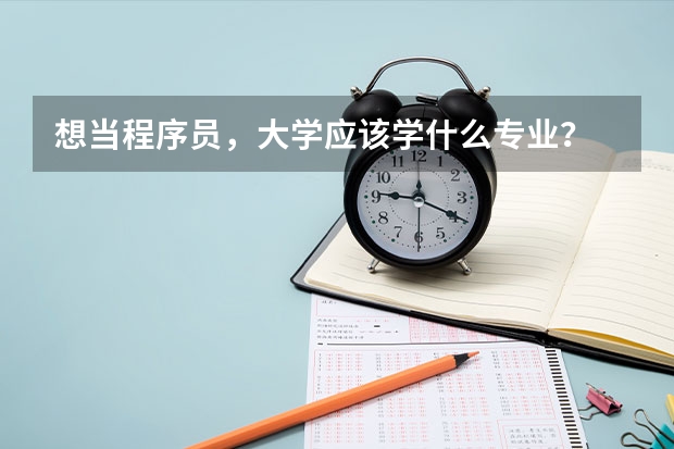 想当程序员，大学应该学什么专业？