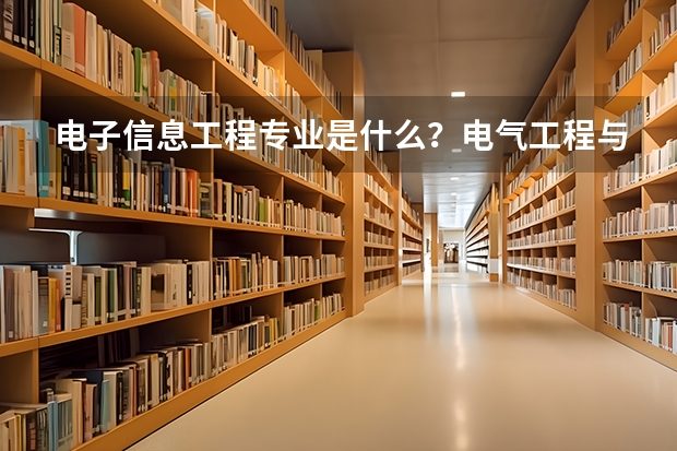 电子信息工程专业是什么？电气工程与自动化呢？