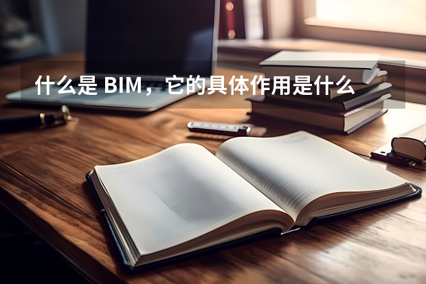什么是 BIM，它的具体作用是什么？