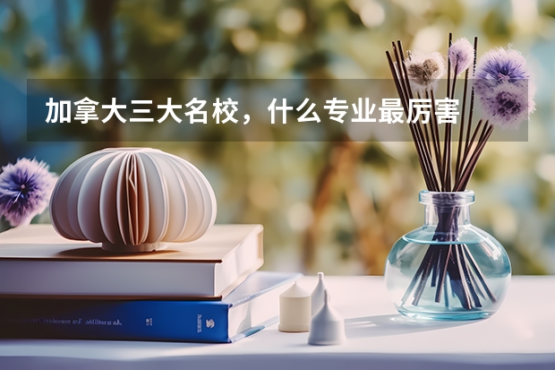 加拿大三大名校，什么专业最厉害