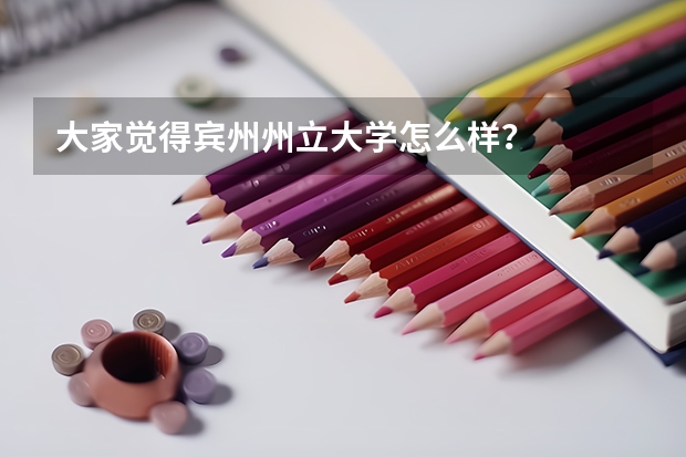 大家觉得宾州州立大学怎么样？