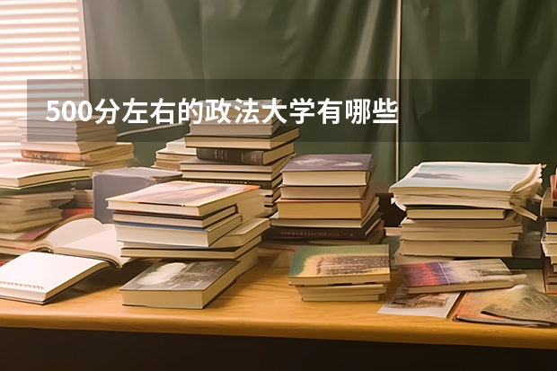 500分左右的政法大学有哪些