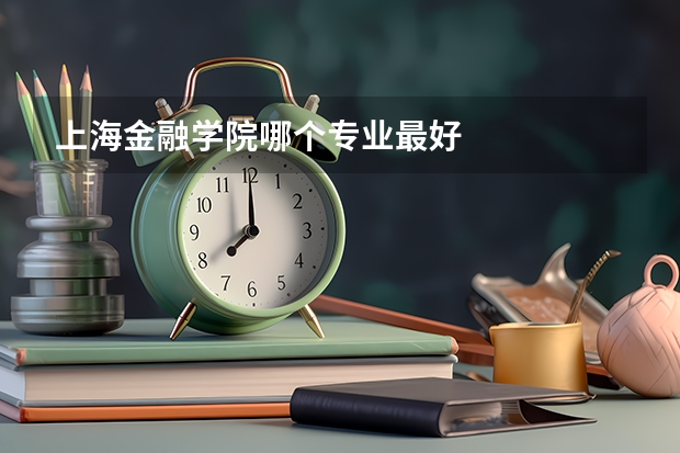 上海金融学院哪个专业最好