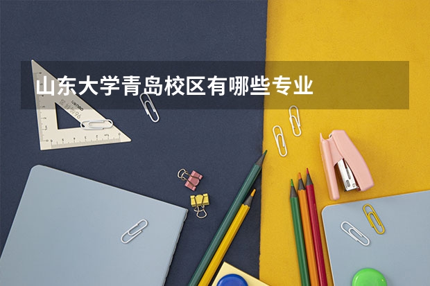 山东大学青岛校区有哪些专业