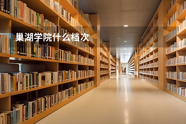 巢湖学院什么档次