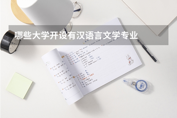哪些大学开设有汉语言文学专业