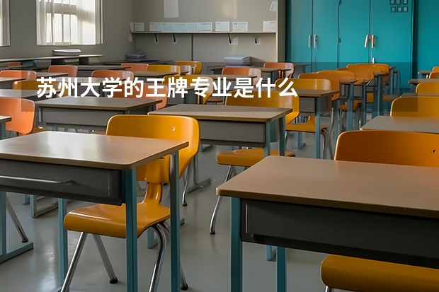 苏州大学的王牌专业是什么