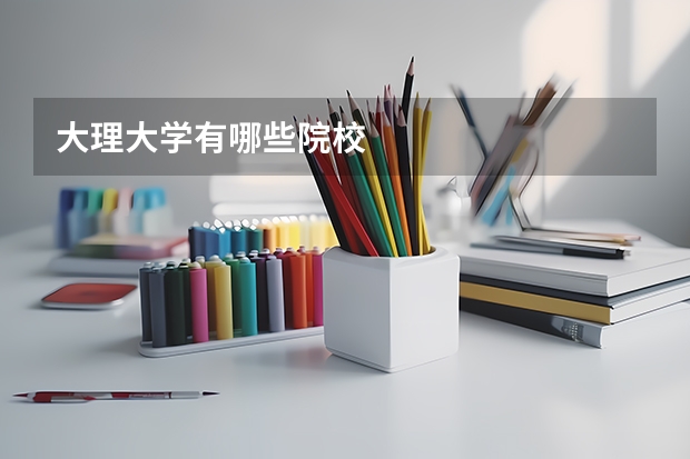大理大学有哪些院校