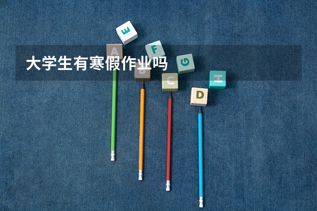 大学生有寒假作业吗