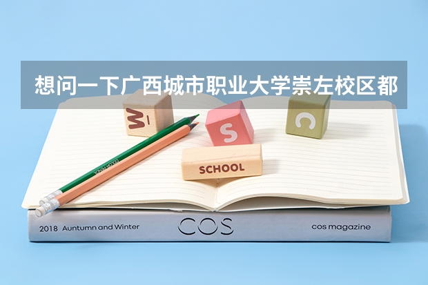 想问一下广西城市职业大学崇左校区都有哪些专业，听说还有个新能源汽车共享园？