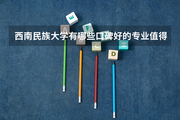 西南民族大学有哪些口碑好的专业值得就读?