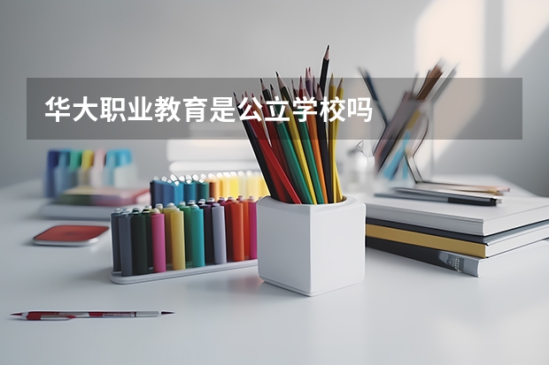 华大职业教育是公立学校吗