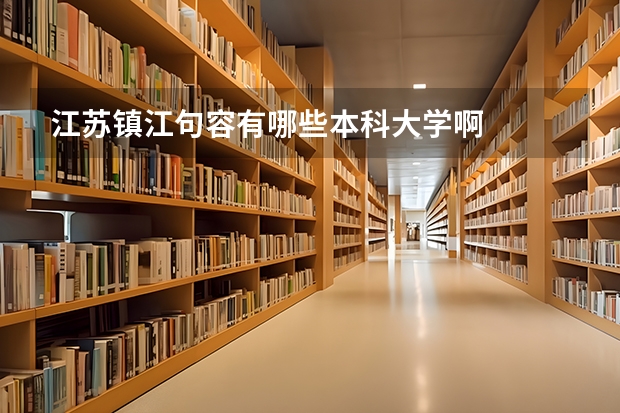 江苏镇江句容有哪些本科大学啊