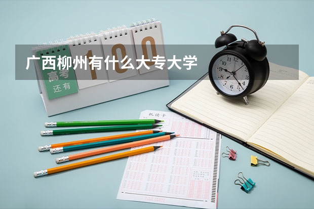 广西柳州有什么大专大学