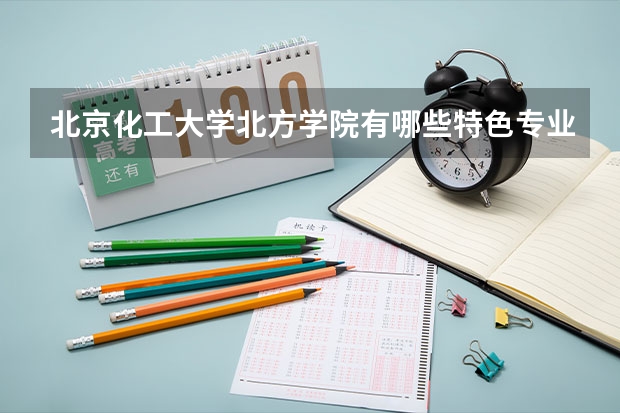 北京化工大学北方学院有哪些特色专业
