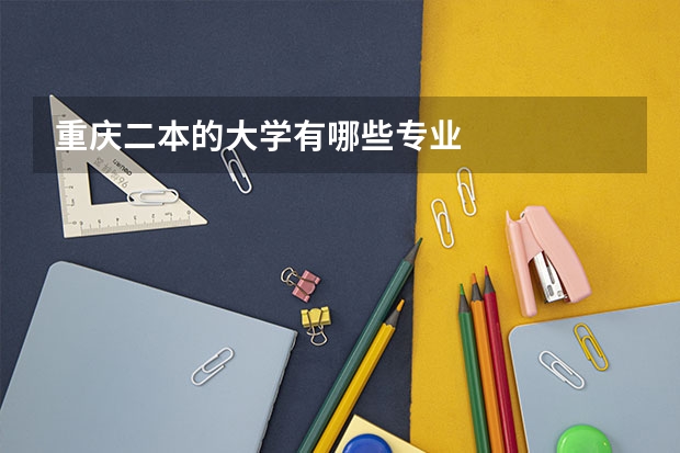 重庆二本的大学有哪些专业