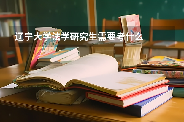 辽宁大学法学研究生需要考什么