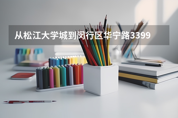 从松江大学城到闵行区华宁路3399号怎么走