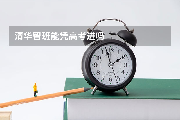 清华智班能凭高考进吗