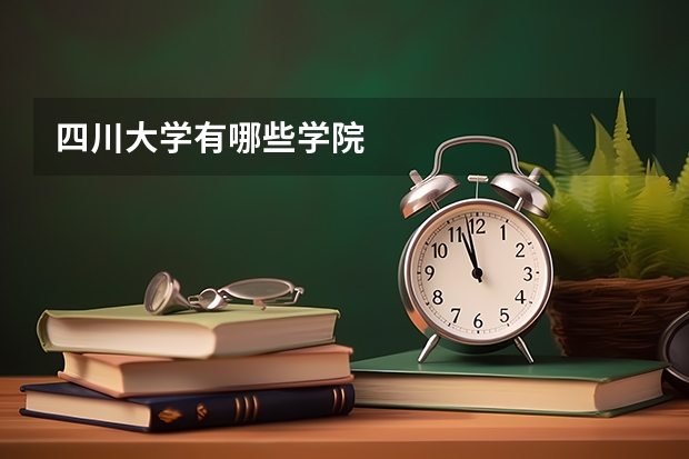 四川大学有哪些学院