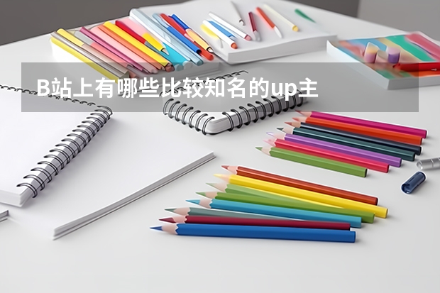 B站上有哪些比较知名的up主