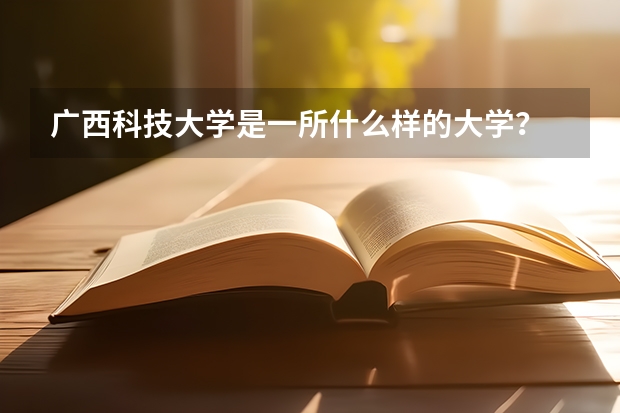 广西科技大学是一所什么样的大学？