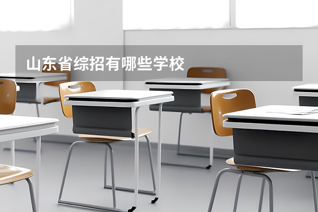 山东省综招有哪些学校